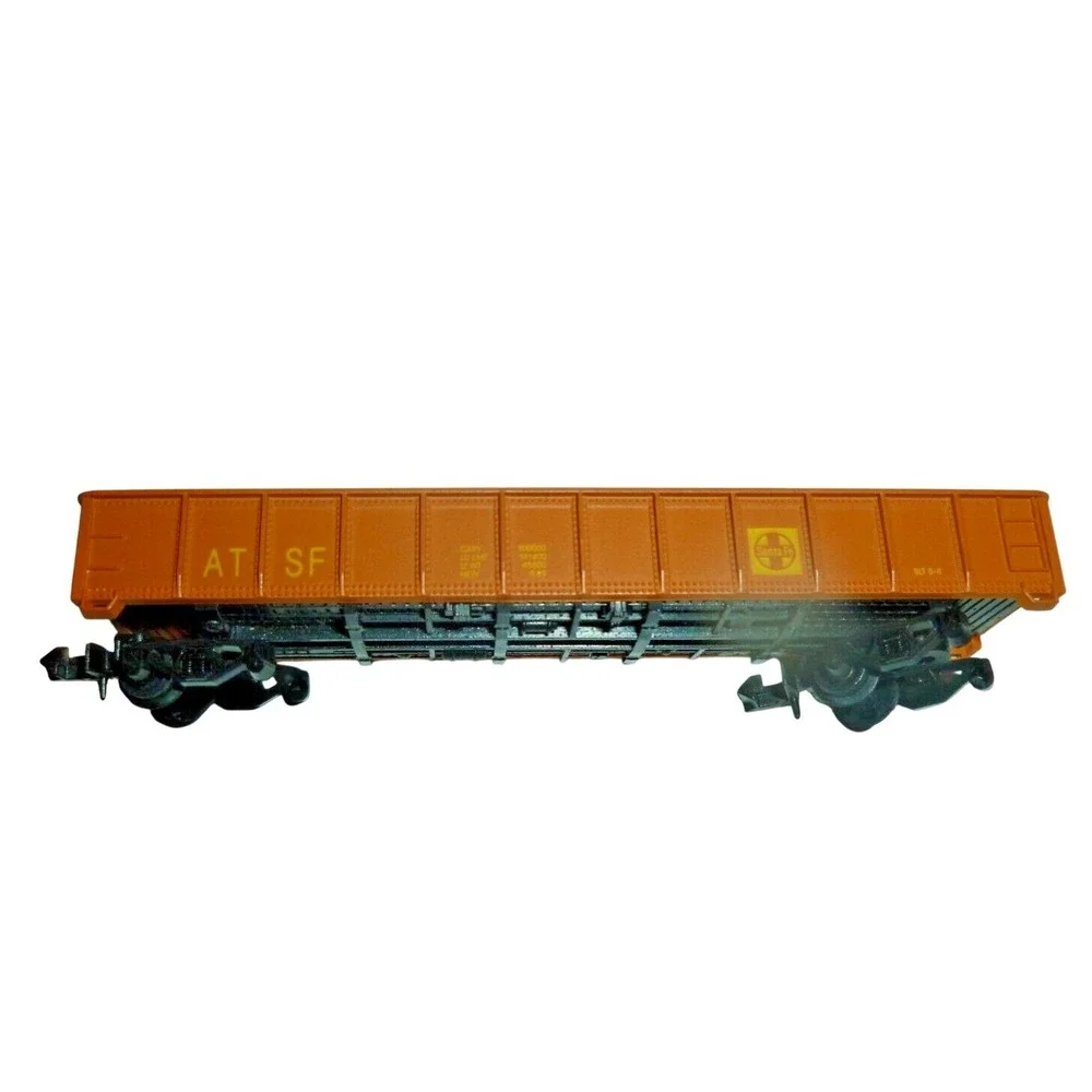 Vintage Santa Fe AT SF Brown Gondola Train Car with Coal Load for Parts Repair